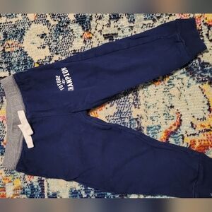 Carter's Blue Joggers with Gray Waistband